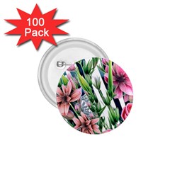 Sumptuous Watercolor Flowers 1 75  Buttons (100 Pack)  by GardenOfOphir