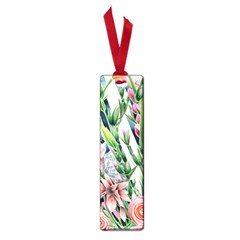 Sumptuous Watercolor Flowers Small Book Marks