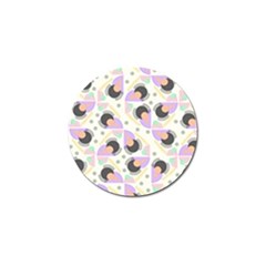Pattern Pastel Drawing Art Golf Ball Marker (4 Pack)