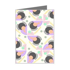 Pattern Pastel Drawing Art Mini Greeting Card by Ravend