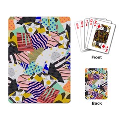 Digital Paper Scrapbooking Abstract Playing Cards Single Design (rectangle)