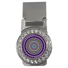 Kaleidoscope Geometric Circles Money Clips (cz) 