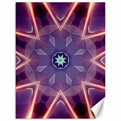 Abstract Glow Kaleidoscopic Light Canvas 12  X 16  by Ravend