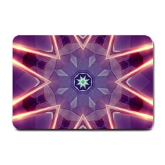 Abstract Glow Kaleidoscopic Light Small Doormat by Ravend