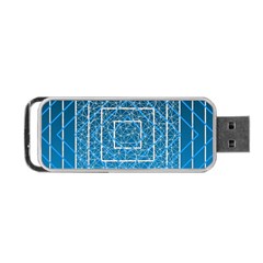 Network Social Abstract Portable Usb Flash (two Sides)