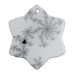 Almond Bread Apple Males Mathematics Ornament (snowflake)