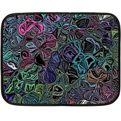 Background Pattern Texture Design One Side Fleece Blanket (mini)