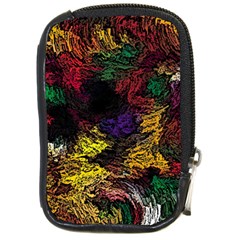 Abstract Painting Colorful Compact Camera Leather Case