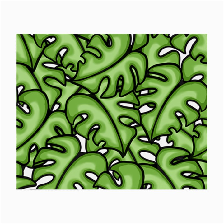 Leaves Nature Monstera Seamless Pattern Repeating Small Glasses Cloth (2 Sides)