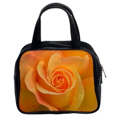 Flower Plant Rose Nature Garden Orange Macro Classic Handbag (Two Sides)