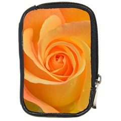 Flower Plant Rose Nature Garden Orange Macro Compact Camera Leather Case