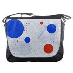 Computer Network Technology Digital Science Fiction Messenger Bag by Ravend