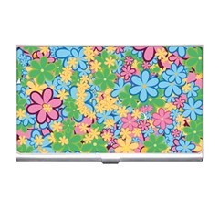 Flower Spring Background Blossom Bloom Nature Business Card Holder