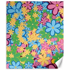 Flower Spring Background Blossom Bloom Nature Canvas 20  X 24  by Ravend