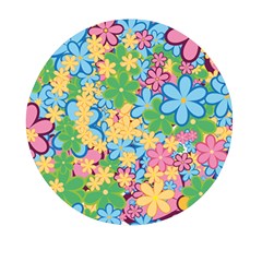 Flower Spring Background Blossom Bloom Nature Mini Round Pill Box (pack Of 3) by Ravend