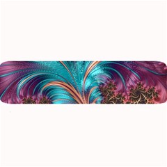 Feather Fractal Artistic Design Conceptual Large Bar Mat by Ravend