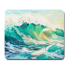 Ai Generated Waves Ocean Sea Tsunami Nautical Art Large Mousepad by Ravend