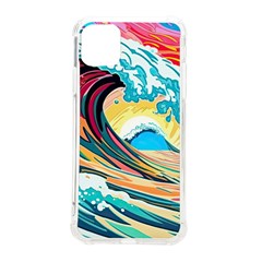 Ai Generated Waves Ocean Sea Tsunami Nautical Arts Iphone 11 Pro Max 6 5 Inch Tpu Uv Print Case by Ravend