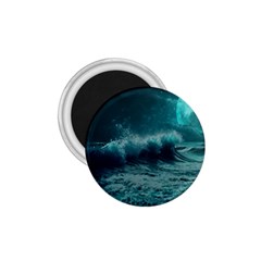 Ai Generated Waves Ocean Sea Tsunami Nautical Blue Sea Art 1 75  Magnets
