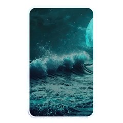 Ai Generated Waves Ocean Sea Tsunami Nautical Blue Sea Art Memory Card Reader (rectangular)