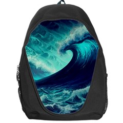 Ai Generated Waves Ocean Sea Tsunami Nautical Fantasy Backpack Bag