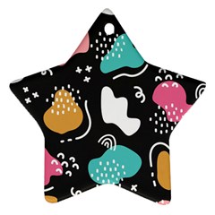 Art Pattern Design Background Print Ornament (star)