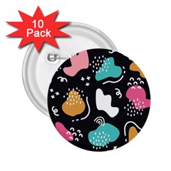 Art Pattern Design Background Print 2 25  Buttons (10 Pack) 