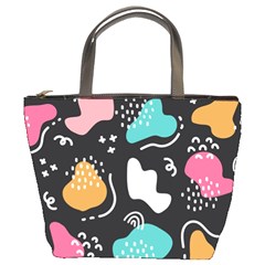 Art Pattern Design Background Print Bucket Bag