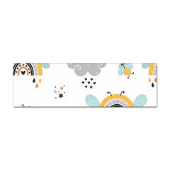 Art Pattern Design Wallpaper Background Print Sticker (bumper) by Ravend