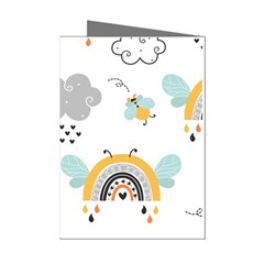 Art Pattern Design Wallpaper Background Print Mini Greeting Cards (pkg Of 8)