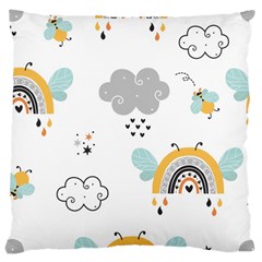 Art Pattern Design Wallpaper Background Print Large Cushion Case (two Sides)