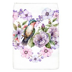 Hummingbird In Floral Heart Removable Flap Cover (s) by augustinet