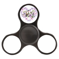 Hummingbird In Floral Heart Finger Spinner