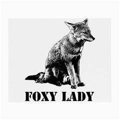 Foxy Lady Concept Illustration Small Glasses Cloth (2 Sides) by dflcprintsclothing