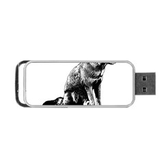 Foxy Lady Concept Illustration Portable Usb Flash (one Side) by dflcprintsclothing