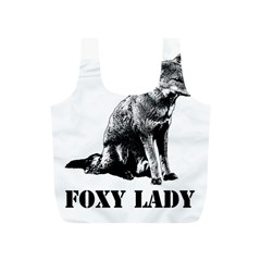 Foxy Lady Concept Illustration Full Print Recycle Bag (s) by dflcprintsclothing