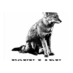 Foxy Lady Concept Illustration Premium Plush Fleece Blanket (mini) by dflcprintsclothing