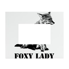 Foxy Lady Concept Illustration White Tabletop Photo Frame 4 x6  by dflcprintsclothing