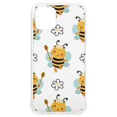 Art Bee Pattern Design Wallpaper Background Iphone 12/12 Pro Tpu Uv Print Case