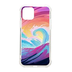 Ai Generated Waves Ocean Sea Tsunami Nautical Iphone 11 Pro 5 8 Inch Tpu Uv Print Case by Ravend