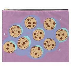 Cookies Chocolate Chips Chocolate Cookies Sweets Cosmetic Bag (xxxl) by Ravend