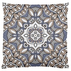 Flower Art Decorative Mandala Pattern Ornamental Large Cushion Case (one Side)