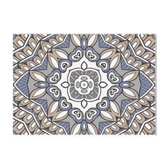 Flower Art Decorative Mandala Pattern Ornamental Crystal Sticker (a4) by Ravend