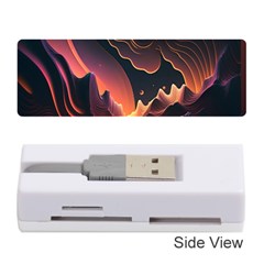 Fire Flame Burn Hot Heat Light Burning Orange Memory Card Reader (stick)