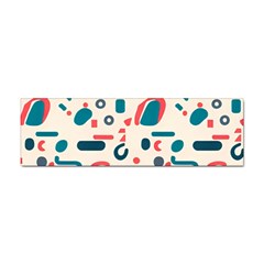 Shapes Pattern  Sticker (bumper) by Sobalvarro