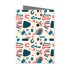 Shapes Pattern  Mini Greeting Cards (pkg Of 8) by Sobalvarro