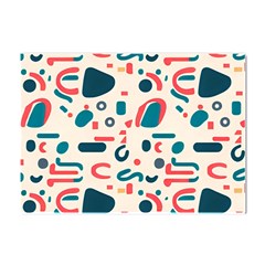 Shapes Pattern  Crystal Sticker (a4) by Sobalvarro
