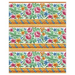 Flower Fabric Fabric Design Fabric Pattern Art Drawstring Bag (small)