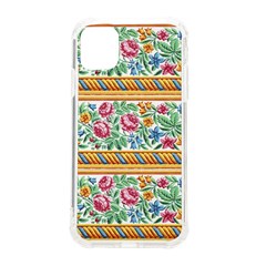 Flower Fabric Fabric Design Fabric Pattern Art Iphone 11 Tpu Uv Print Case by Ravend