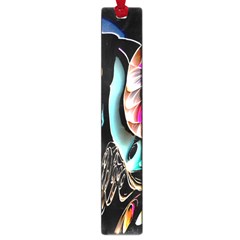 Garden Flower Nature Digital Art Abstract Large Book Marks by Ravend